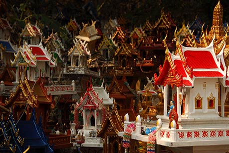 Discarded spirit shrines, Thailand