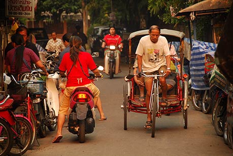 Samlor, early morning Chiang Mai