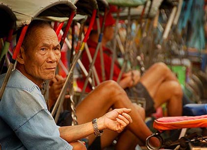 Samlor driver, Chiang Mai