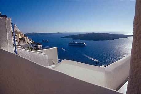 View from Fira, Santorini