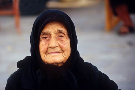 Greek lady, Mykonos