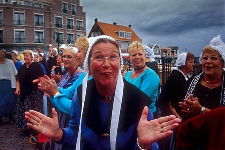 Volendam street singers, Holland