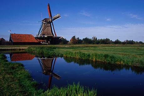 Windmill at Zaanse Schans, Holland