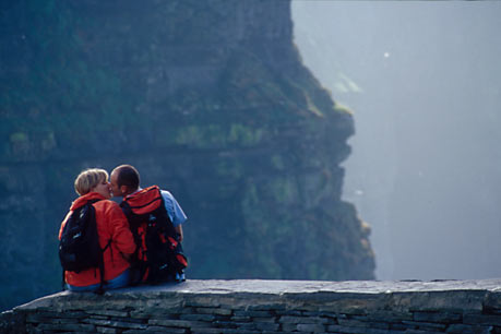 Tourists, Cliffs of Moher, Clare