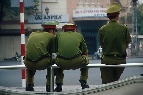 In uniform, Saigon, South Vietnam