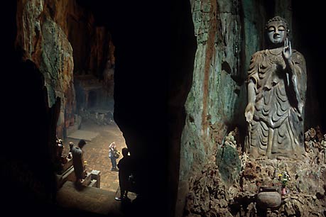 Budda shrine, Marble Mountain, Central Vietnam