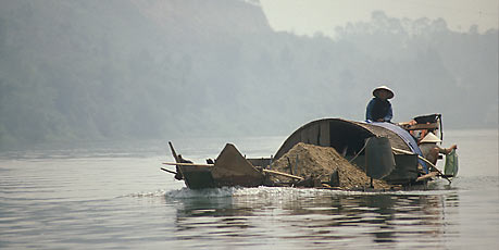 Boat on Perfume River, Central Vietnam