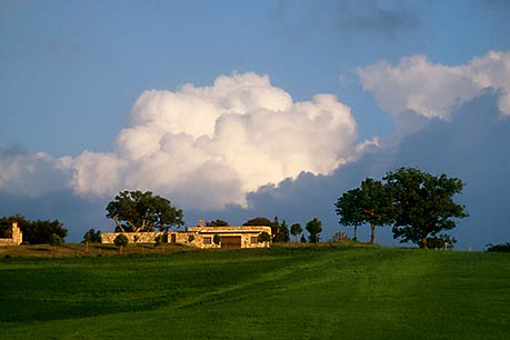 Tuscany evening light