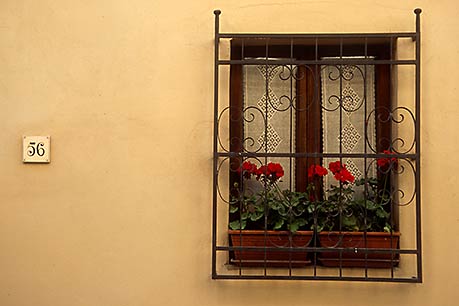 Montepulciano window, Tuscany