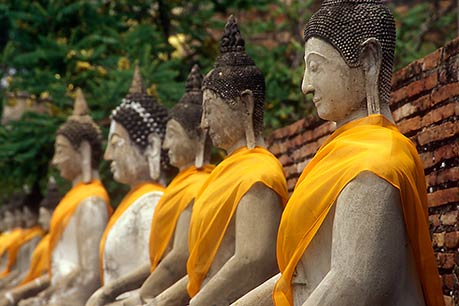 Ayuthaya ancient ruins, Thailand