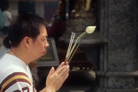 Prayer at Doi Suthep