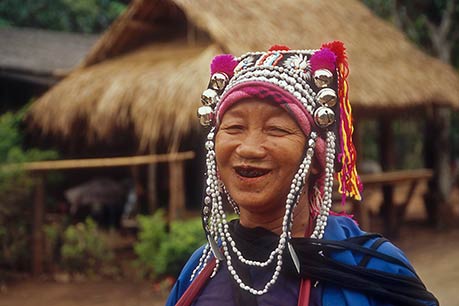 Thai lady in traditional costume