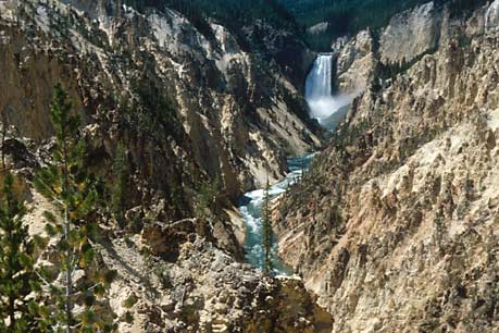 Upper Yellowstone falls, Wyoming