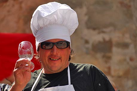 Chef at Castelnuovo, Tuscany