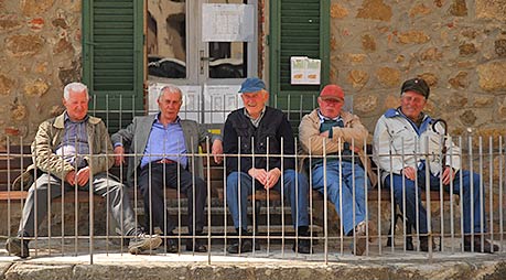 Men in Chiusdino