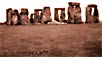 Sepia photo of Stonehenge, England