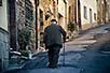 Man in Montalcino, Tuscany